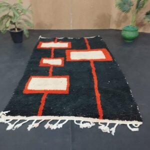 Vintage Berber Boujaad Rug-Luxurious boujaad Runner Rug -berber Colorful Rug Wool , hallway Boho Handwoven Rug ,Bohemian Cozy Chic Rug