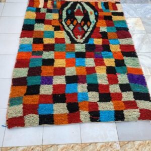Handcrafted Moroccan Berber Rug | Customizable Wool Carpet | Vibrant Geometric & Tribal Design
