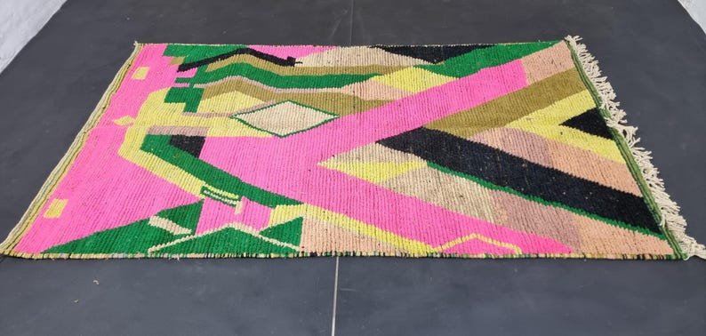 Custom Moroccan Rug – Handmade Wool Berber Rug – Beni Ourain Rug – Hand-Knotted Moroccan Area Rug - Image 10