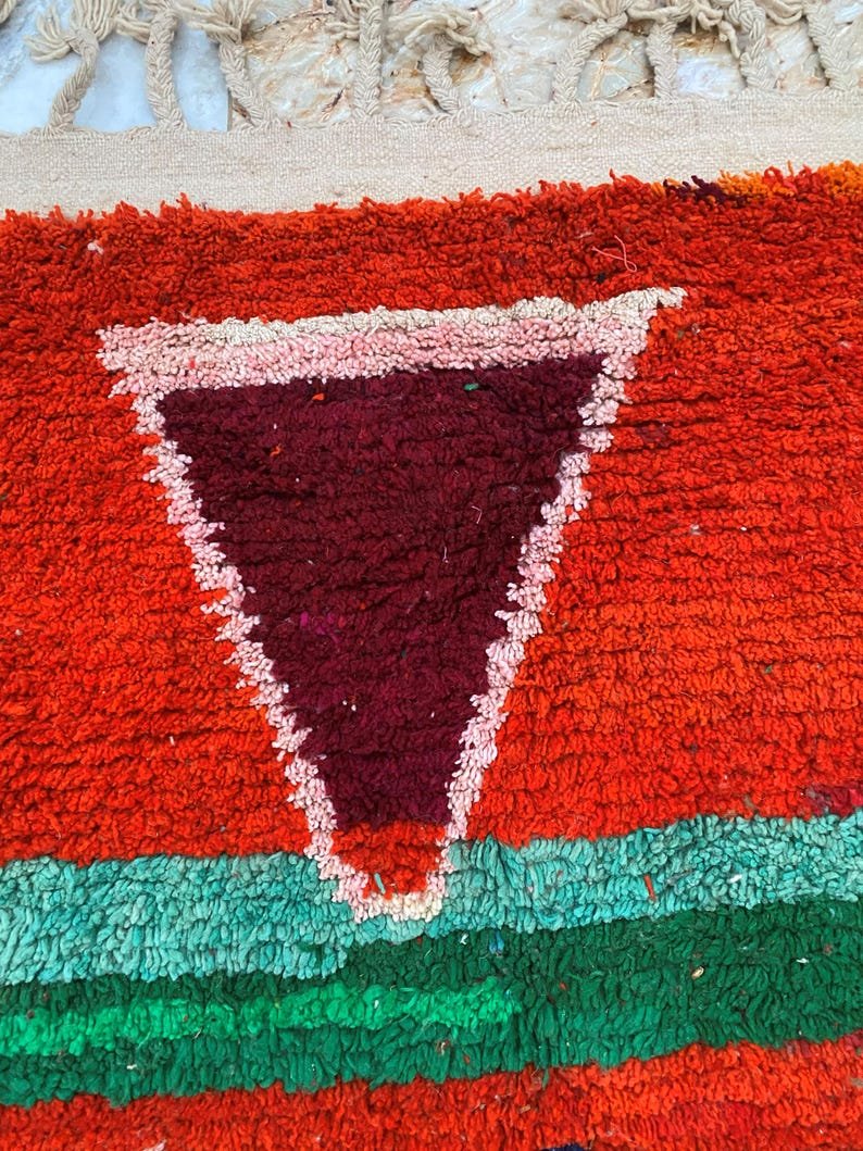 Custom Handmade Moroccan Berber Rug | Bold Colorful Geometric Tribal Wool Rug | Made-to-Order Area Rug - Image 7