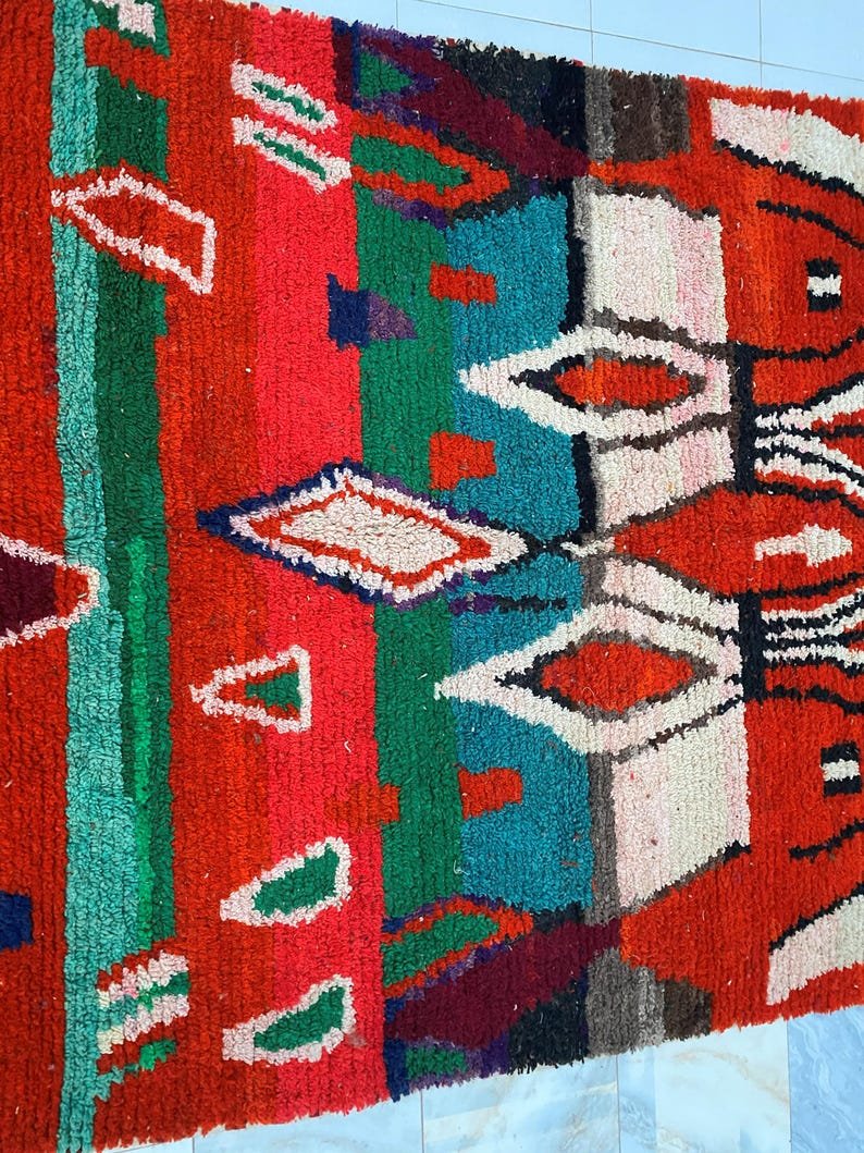 Custom Handmade Moroccan Berber Rug | Bold Colorful Geometric Tribal Wool Rug | Made-to-Order Area Rug - Image 14