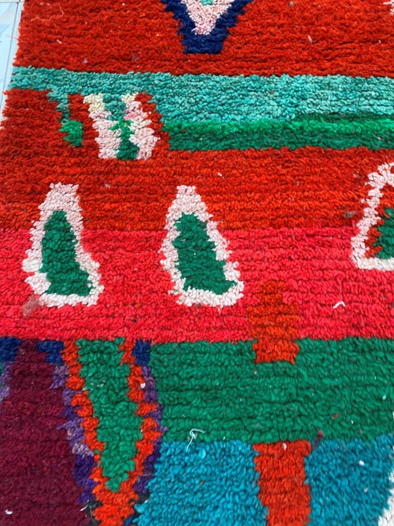 Custom Handmade Moroccan Berber Rug | Bold Colorful Geometric Tribal Wool Rug | Made-to-Order Area Rug - Image 9