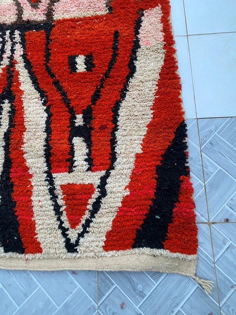 Custom Handmade Moroccan Berber Rug | Bold Colorful Geometric Tribal Wool Rug | Made-to-Order Area Rug - Image 13