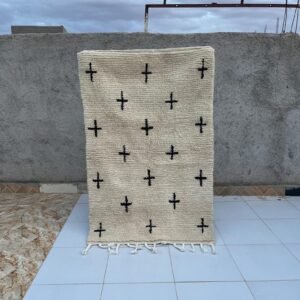 Custom Handmade Moroccan Rug | Personalized Beni Ourain–Style Wool Area Rug | Modern Boho Chic Home Decor