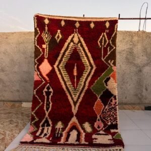 Handmade Moroccan Rug Custom Design | Colorful Traditional Moroccan Carpet | Modern Home Decor | Personalized Gift