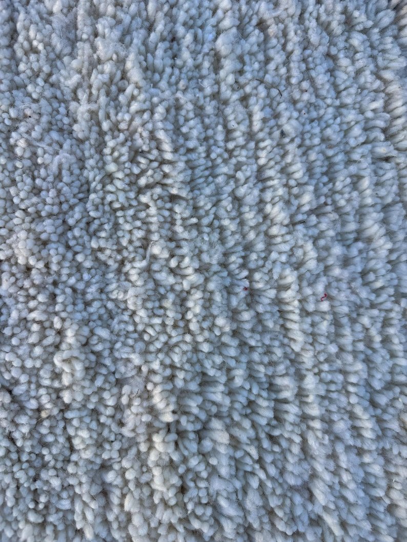 Moroccan Berber Rug | Handmade Custom Beni Ourain Style Carpet | Wool Area Rug | Boho Tribal Home Decor | Custom Size Moroccan Carpet - Image 3