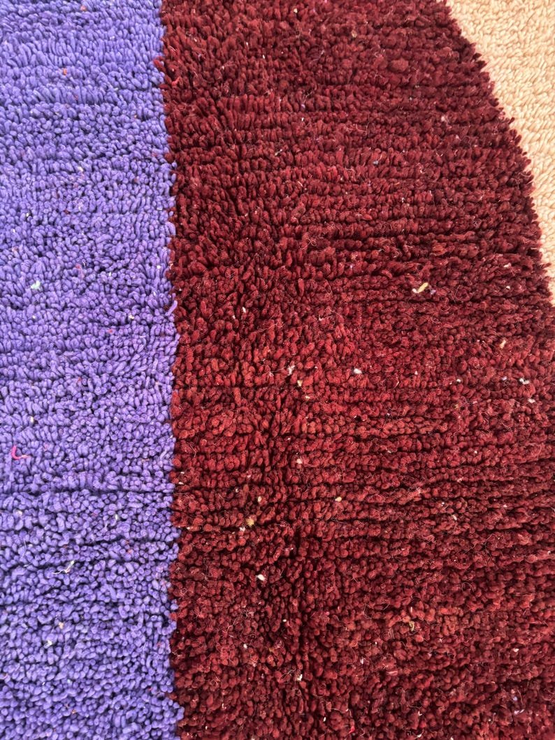 Handmade Wool Boujaad Rug – Colorful Moroccan Carpet - Image 10