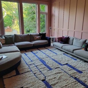 Custom Beni Ourain Moroccan Rug – Handwoven Berber Wool Rug | Rugadir - Image 19